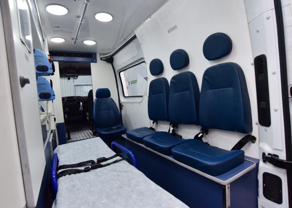 Tipos de ambulâncias disponíveis